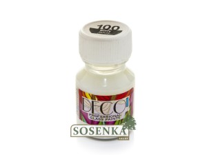 Farba do szkła 30 ml - nr 100 Biały