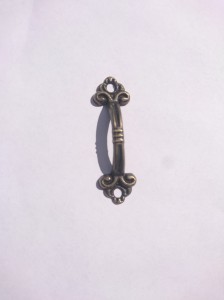 Uchwyt metalowy  4,5cm prosty