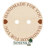 Guzik ozdobny  HANDMADE FOR YOU DUŻY