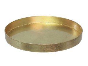 Taca plastikowa ZŁOTA 27cm 