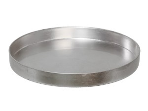 Taca plastikowa SREBRNA 27cm  