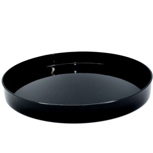 Taca plastikowa CZARNA 27cm 