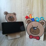 Podstawka na telefon + organizer, na Dzień Kobiet, Dzień Chłopaka, zestaw prezentowy