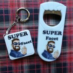 Otwieracz + brelok z miarką DZIEŃ chłopaka Super facet