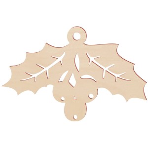 Ostrokrzew ze sklejki 10cm