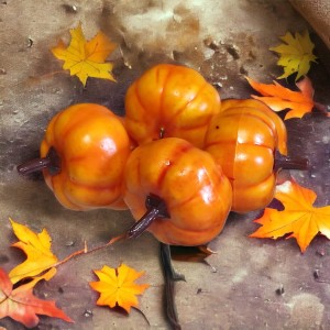 Owoce halloween DYNIE na druciku zestaw 6szt.