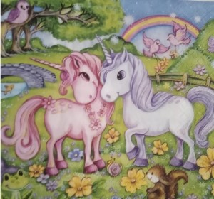 Serwetka Jednorożce