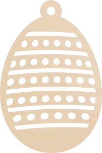 Jajko ażurowe ze sklejki nr 48 DUŻE      