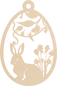 Jajko ażurowe ze sklejki nr 49 DUŻE       