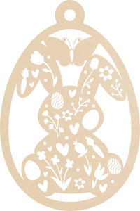 Jajko ażurowe ze sklejki nr 51 DUŻE      