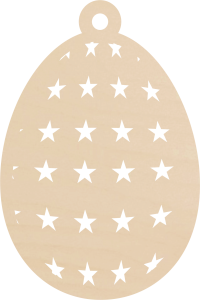 Jajko ażurowe ze sklejki nr 53 DUŻE        