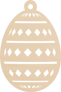 Jajko ażurowe ze sklejki nr 55 DUŻE          