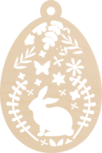 Jajko ażurowe ze sklejki nr 56 DUŻE           