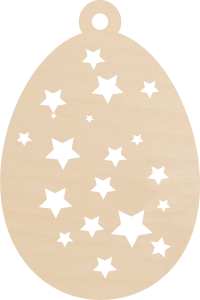 Jajko ażurowe ze sklejki nr 60 DUŻE              