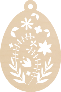 Jajko ażurowe ze sklejki nr 62 DUŻE               