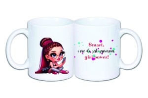 Kubek na Dzień Kobiet, wzór 3 Girl power