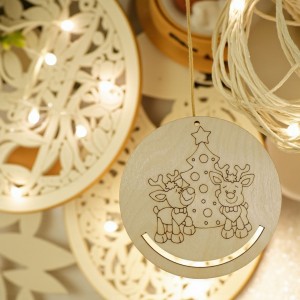 Łapacz snów do ozdabiania, MIKOŁAJ, RENIFER, CHOINKA 1SZT  