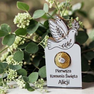 Słodkie podziękowanie dla gości komunijnych