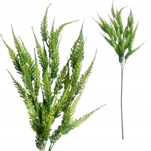 Gałązki sztuczne ozdobne 73cm zielona bukietu stroika asparagus