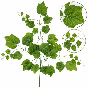 Liść liście gałązka liściasta xxl 67cm winorośl winogron winobluszcz stroik