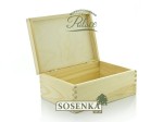 Drewniane pudełko prostokątne 18,8x13,7x8cm