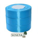 Tasiemka satynowa 25mm/32mb  BŁĘKITNA 8103