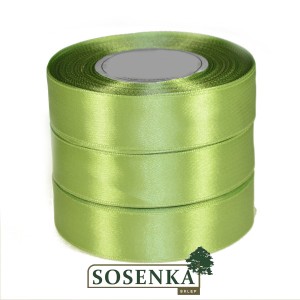 Tasiemka satynowa 25mm/32mb ZGNIŁA ZIELEŃ 8080