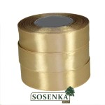 Tasiemka satynowa 25mm/32mb KAWA Z MLEKIEM 8126