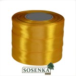 Tasiemka satynowa 25mm/32mb ZŁOTO 8016