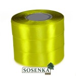 Tasiemka satynowa 25mm/32mb KANARKOWY 8070