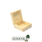 Drewniane pudełko 10 cm x 10 cm x 5 cm BŁ