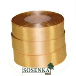 Tasiemka satynowa 25mm/32mb KREMOWA 8007