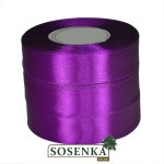 Tasiemka satynowa 25mm/32mb FIOLET BISKUPI 8123