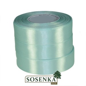 Tasiemka satynowa 25mm/32mb SZARO-NIEBIESKA 8064