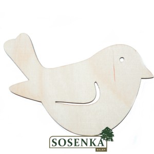 PTASZEK ozdoba ze sklejki 10cm 