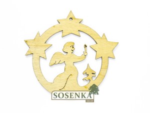 Bombka ażurowa nr 2 Anioł Ze Świeczką