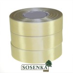 Tasiemka satynowa 25mm/32mb ECRU 8004